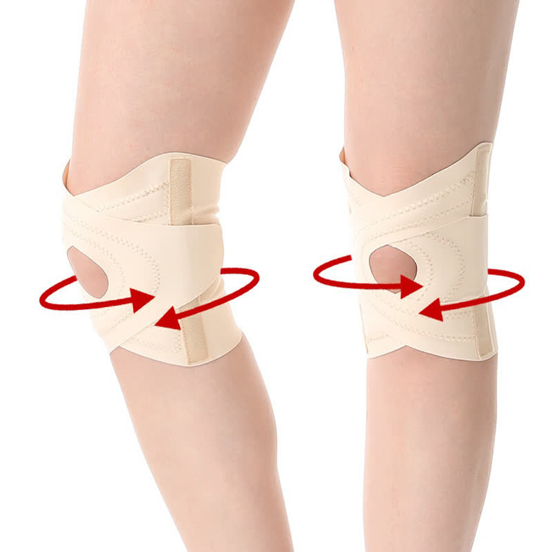 Verstellbare Knieorthese mit offener Patella - Nackt - L - image 2