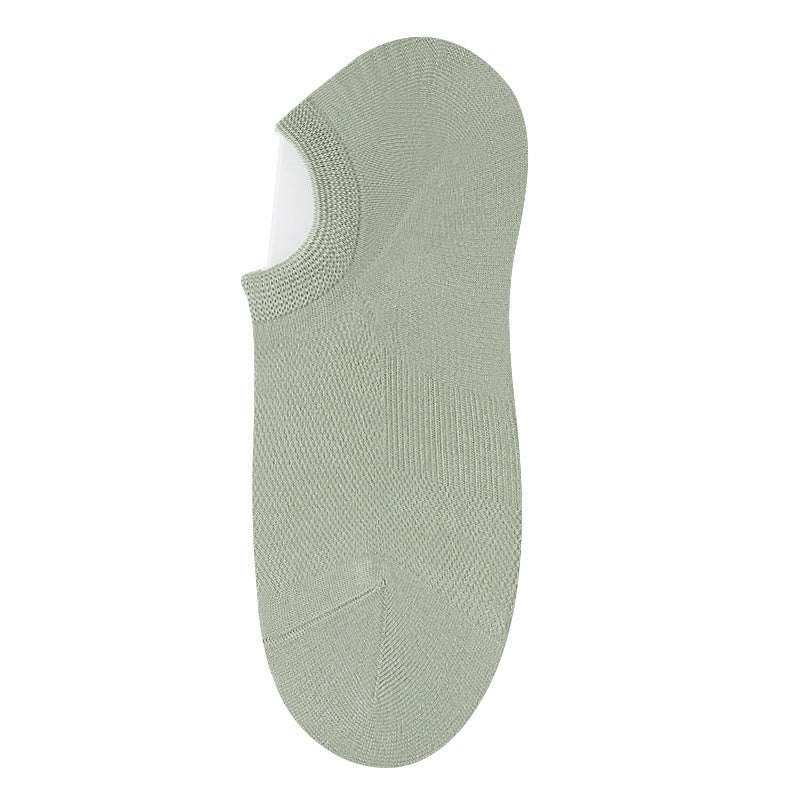 Unsichtbare Socken aus Bambus (10 Paar) - Grün - EU36-40 (US3-7) - image 5