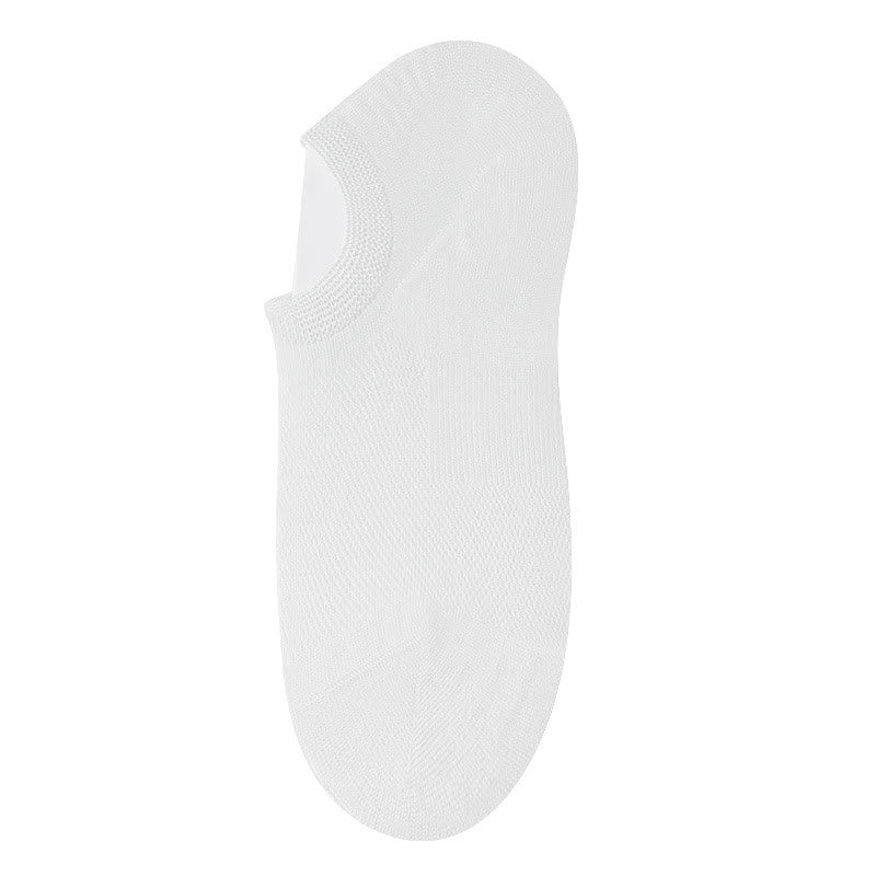 Unsichtbare Socken aus Bambus (10 Paar) - Weiß - EU36-40 (US3-7) - image 1
