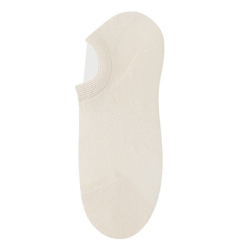 Unsichtbare Socken aus Bambus (10 Paar) - Beige - EU36-40 (US3-7) - image 3