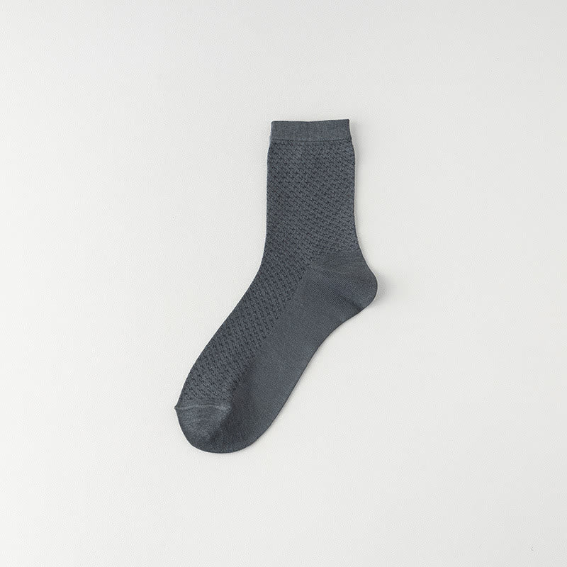 Atmungsaktive Bambus-Viertelsocken (6 Paar) - Grau - EU39-44 (US6-10) - image 5