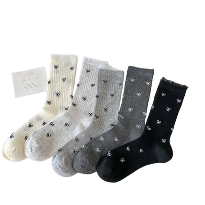 Bow Bamboo Viertelsocken (5 Paar) - Mehrfarbig - EU36-40 (US3-7) - image 2