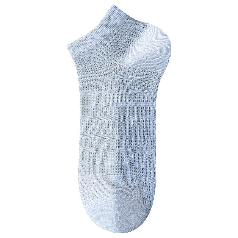Knöchelsocken aus Bambusnetz (5 Paar) - Blau - EU36-40 (US3-7) - image 4