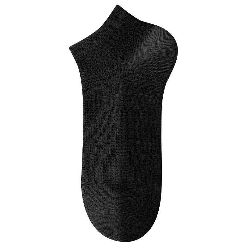 Knöchelsocken aus Bambusnetz (5 Paar) - Schwarz - EU36-40 (US3-7) - image 2