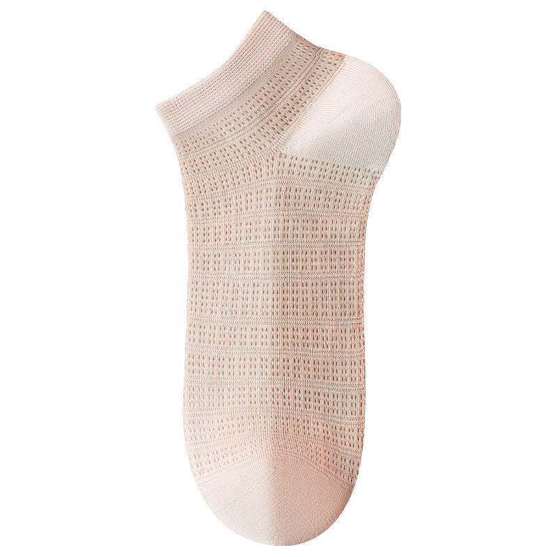 Knöchelsocken aus Bambusnetz (5 Paar) - Rosa - EU36-40 (US3-7) - image 5