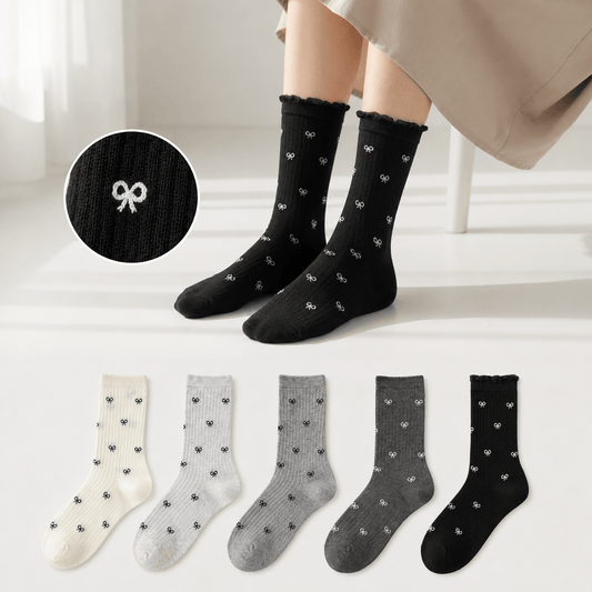 Bow Bamboo Viertelsocken (5 Paar) - image 0