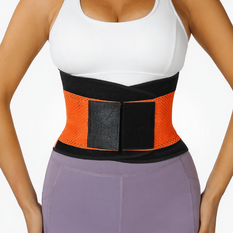 Atmungsaktive, verstellbare Taillenstütze - XXL - Orange - image 4