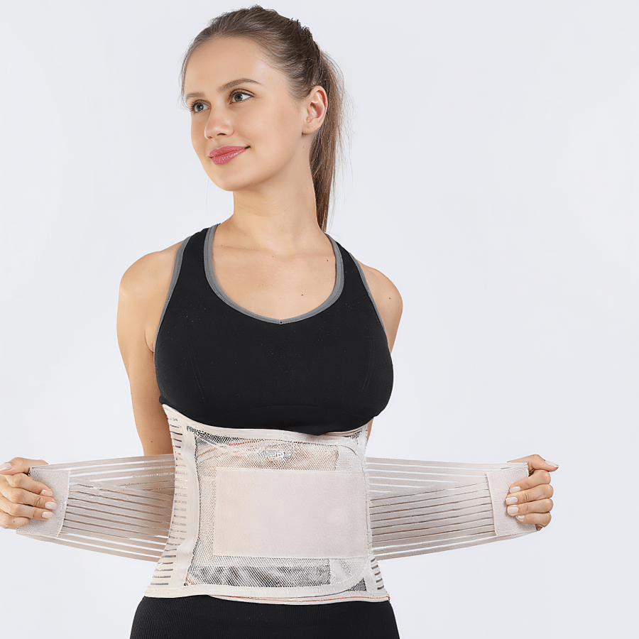 Taillenkompressionsstütze aus Power-Mesh - XXL - Nackt - image 1