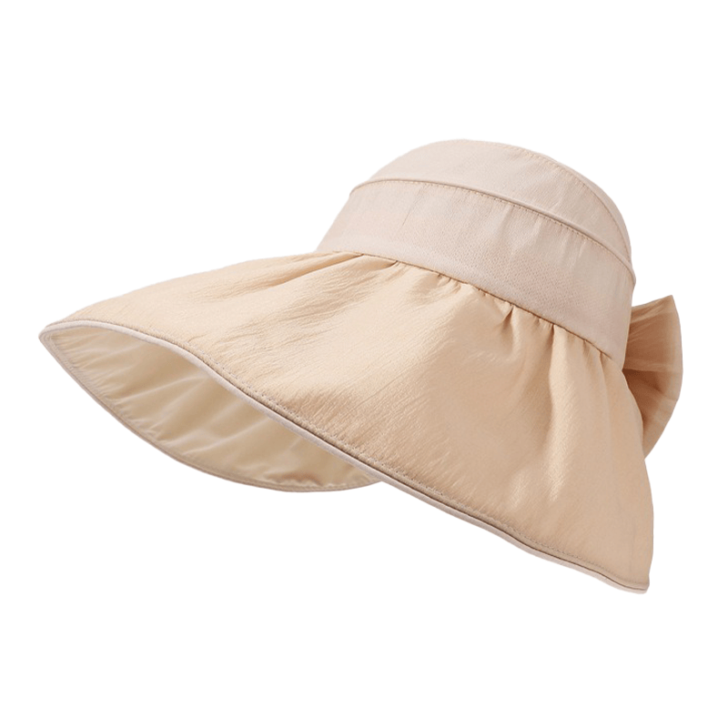 Outdoor-Sonnenhut mit breiter Krempe und Schleife - Khaki - Einheitsgröße - image 8