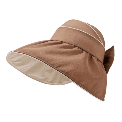 Outdoor-Sonnenhut mit breiter Krempe und Schleife - Braun - Einheitsgröße - image 9