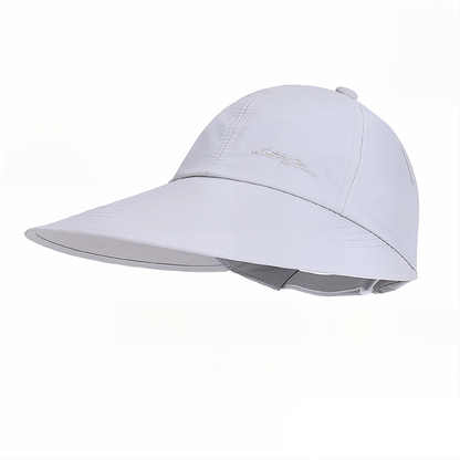 Outdoor-Sonnenhut mit breiter Krempe, schnelltrocknend - Grau - Einheitsgröße - image 8