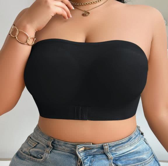 Smooth Sculpt Trägerloser Push-Up-BH - Schwarz - XXXXXL - image 1