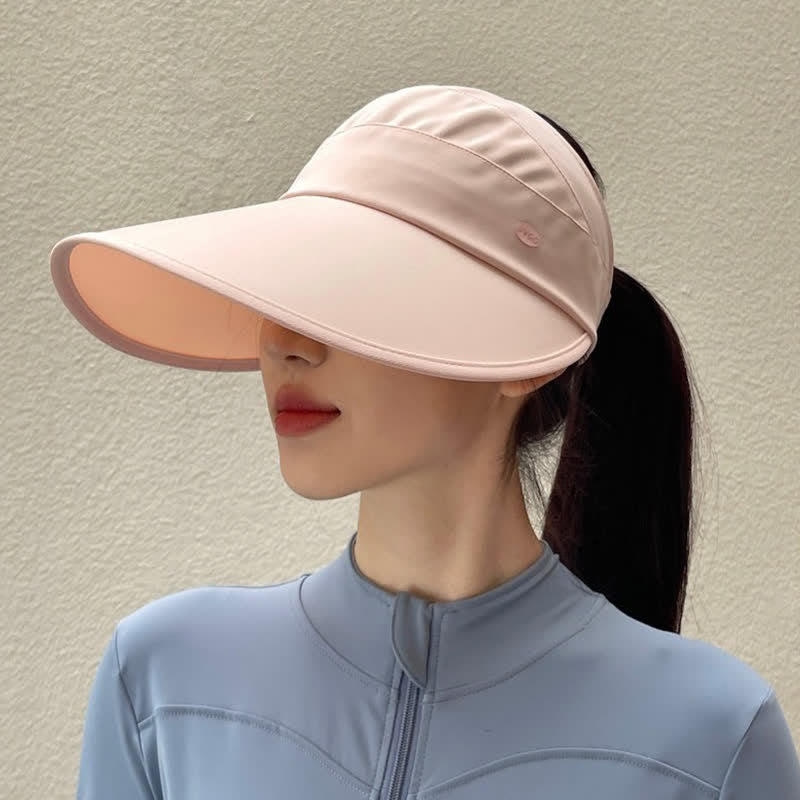 Lässiger, faltbarer und verstaubarer, kühlender Sonnenhut - Rosa - Einheitsgröße - image 4