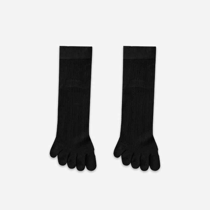 Atmungsaktive Bambus-Viertelsocken (3 Paar) - Schwarz - EU39-44 (US6-10) - image 5