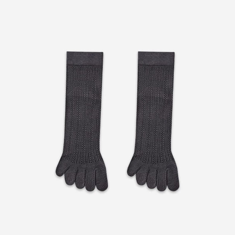 Atmungsaktive Bambus-Viertelsocken (3 Paar) - Dunkelgrau - EU39-44 (US6-10) - image 7