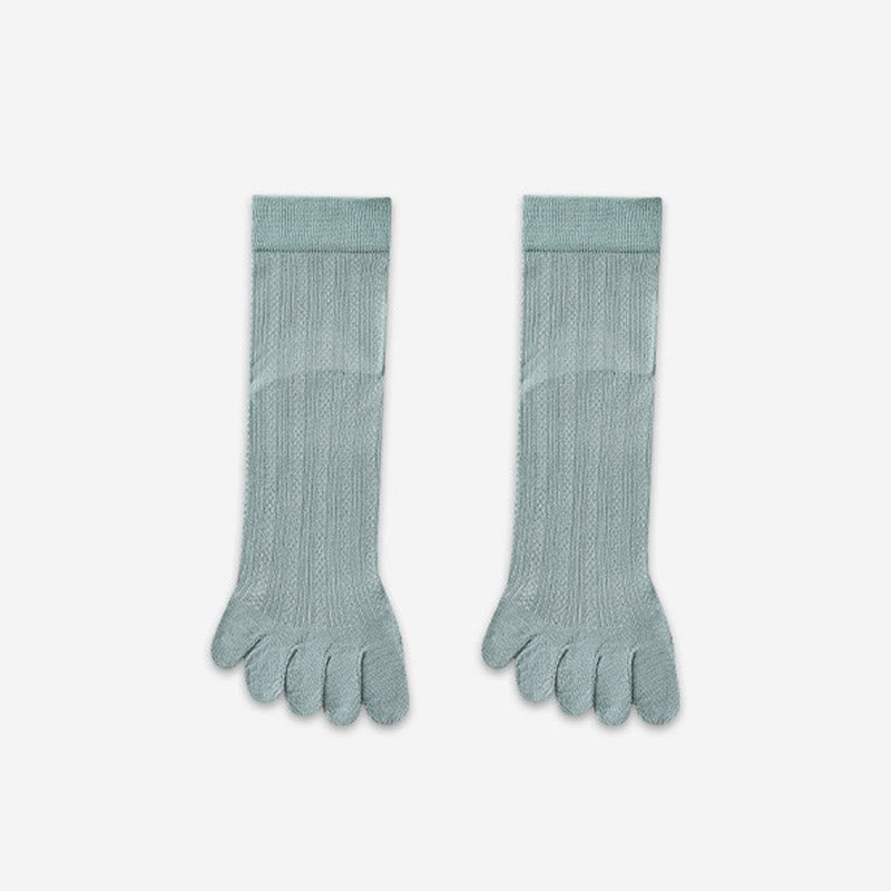 Atmungsaktive Bambus-Viertelsocken (3 Paar) - Grün - EU39-44 (US6-10) - image 3