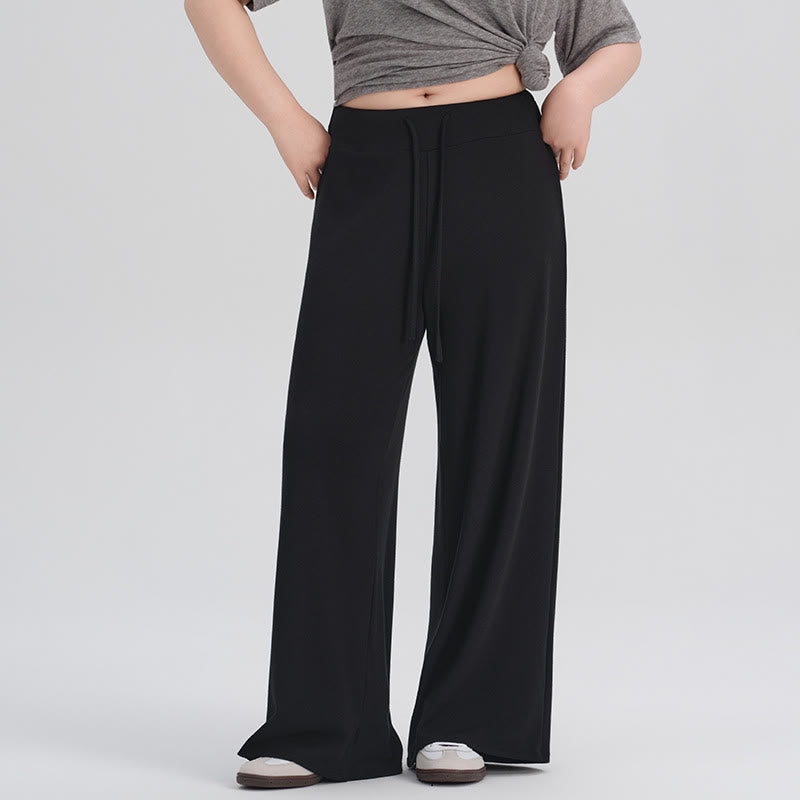 Flow Soft Yoga Wide Leg Pants - Black - XXXXXXL - image 2