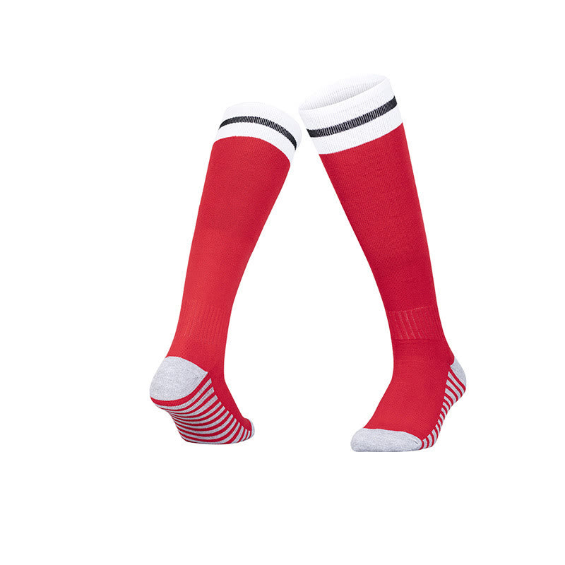 Fußball-Oberschenkelstrümpfe (5 Paar) - Rot - EU39-44 (US6-10) - image 8