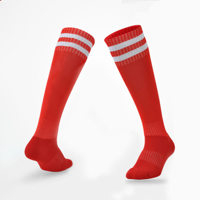 Atmungsaktive Fußball-Kniestrümpfe (5 Paar) - Rot - EU39-44(US6-10 - image 22