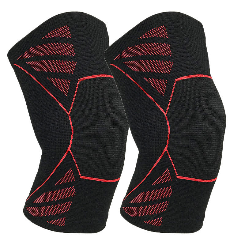 Atmungsaktive Kniebandagen mit Stützfunktion (2 Stück) - Rot - XL - image 3