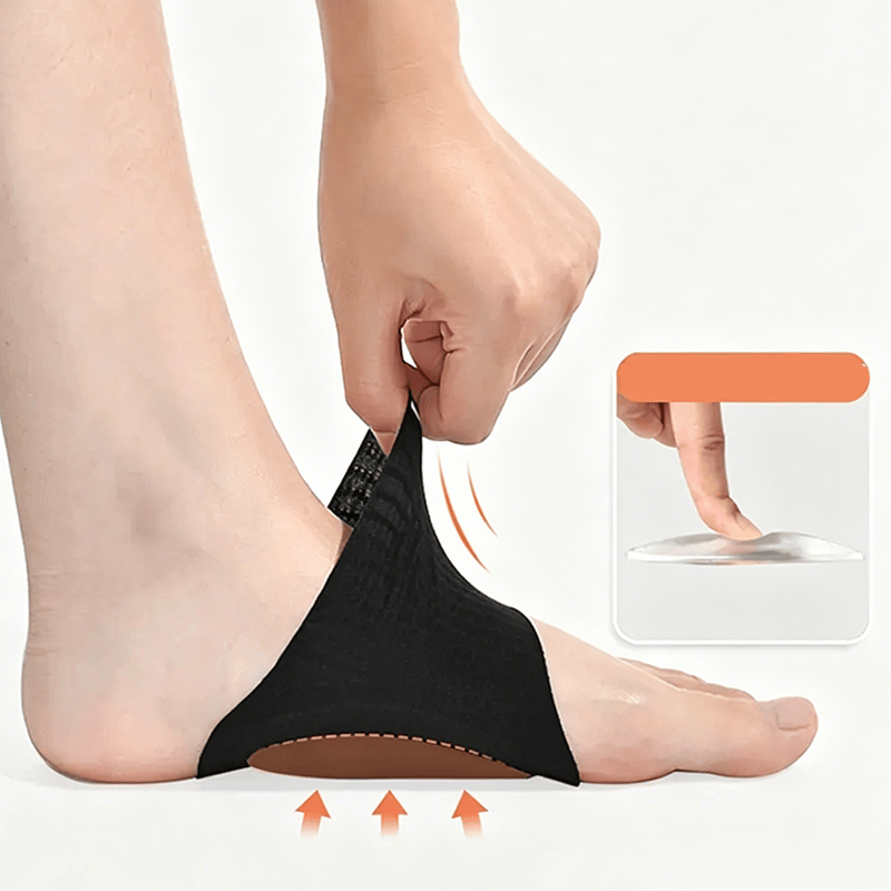 Ultradünne, atmungsaktive Fußgewölbestütze - Schwarz - EU35-44 (US2-10) - image 1