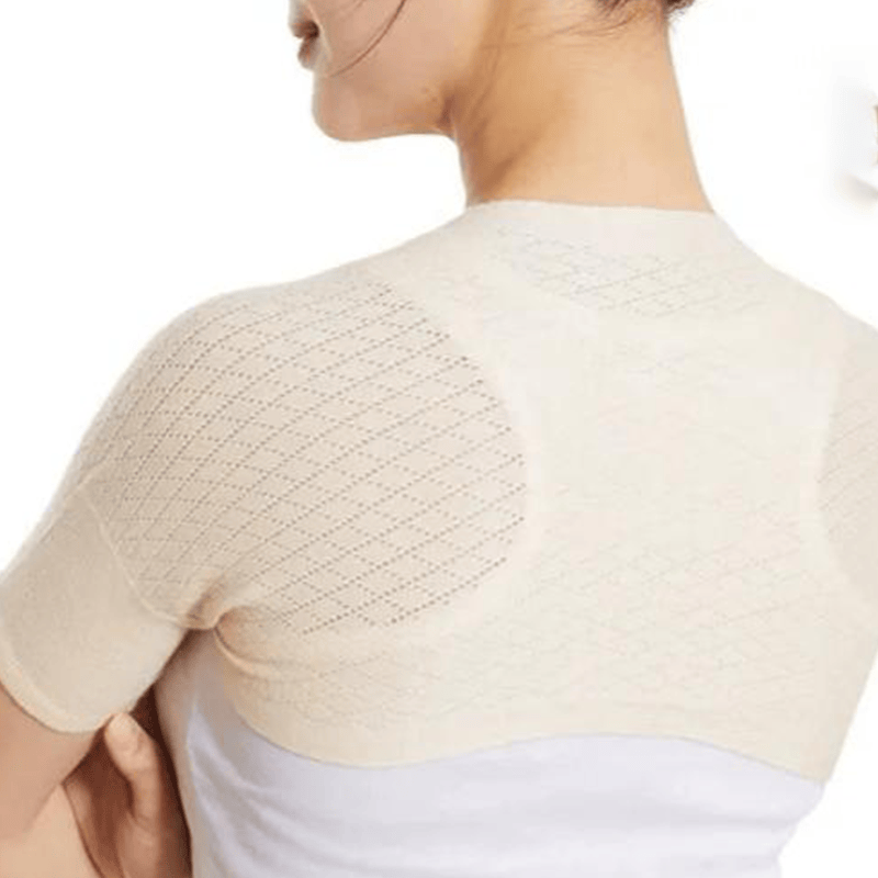 Leichte, atmungsaktive Schulterstütze aus Strick - Nackt - XXL - image 6