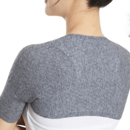 Leichte, atmungsaktive Schulterstütze aus Strick - Grau - XXL - image 7