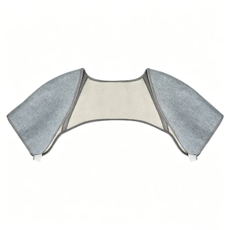 Schulterbandage aus weichem Latex, dehnbar und entlastend - Grau - L - image 6