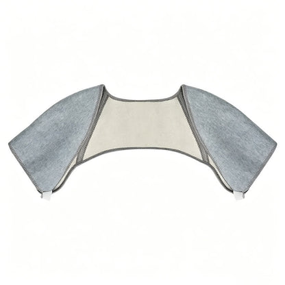 Schulterbandage aus weichem Latex, dehnbar und entlastend - Grau - L - image 6