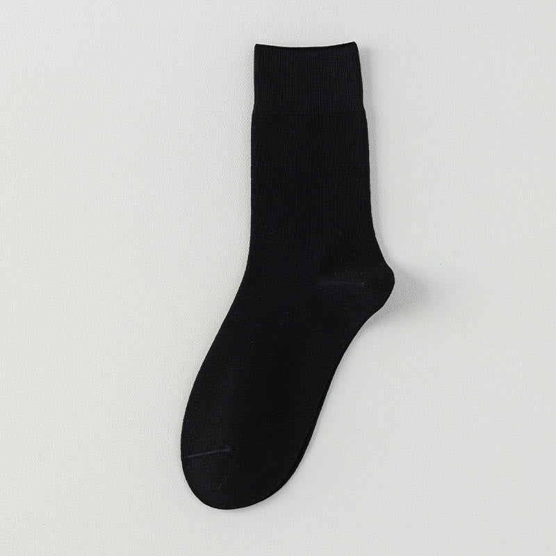 Weiche, breite Viertelsocken (5 Paar) - Schwarz - EU39-43 (US6-9) - image 5