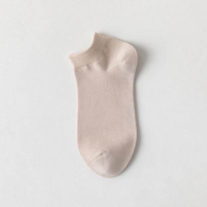 Weiche Baumwoll-Knöchelsocken (5 Paar) - Aprikose - EU39-44 (US6-10) - image 2