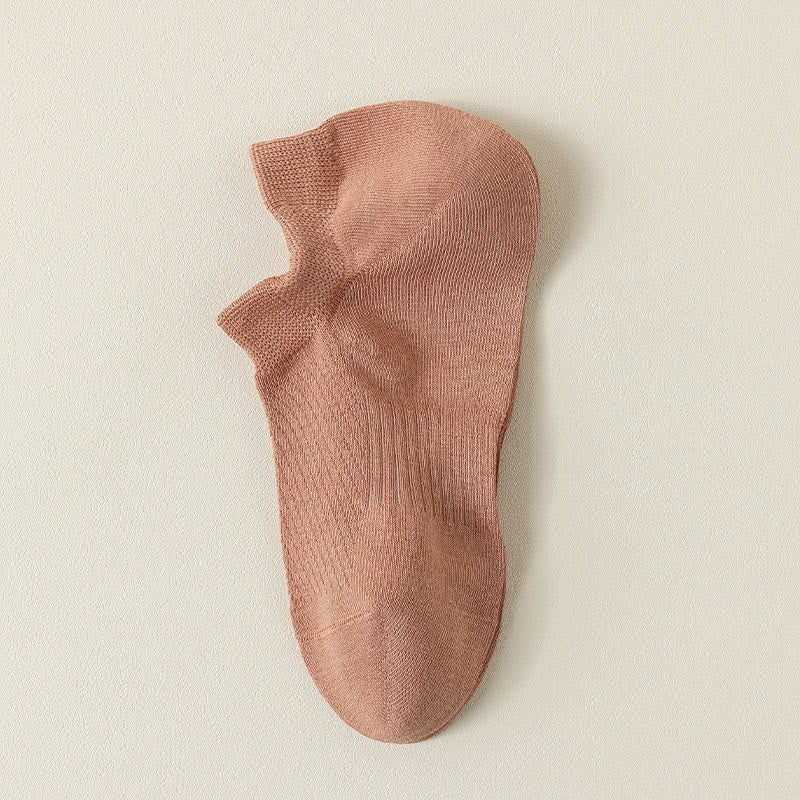 Baumwoll-Knöchelsocken (3 Paar) - Rot - EU39-44 (US6-10) - image 8