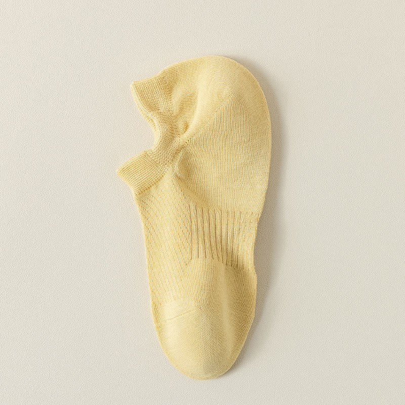 Baumwoll-Knöchelsocken (3 Paar) - Gelb - EU39-44 (US6-10) - image 7