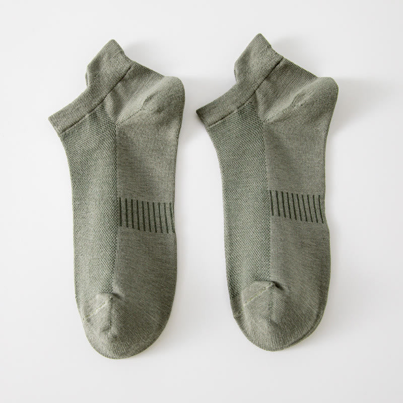 Atmungsaktive, unsichtbare Socken (5 Paar) - Grün - EU39-44 (US6-10) - image 6