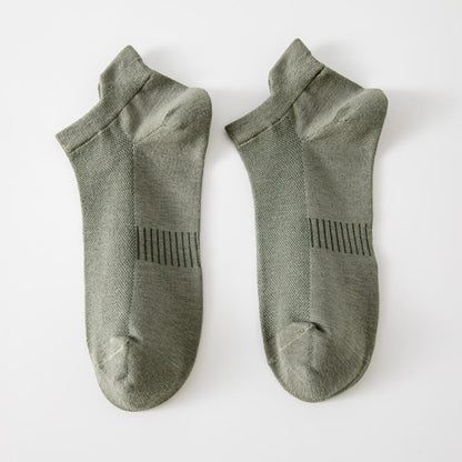 Atmungsaktive, unsichtbare Socken (5 Paar) - Grün - EU39-44 (US6-10) - image 6