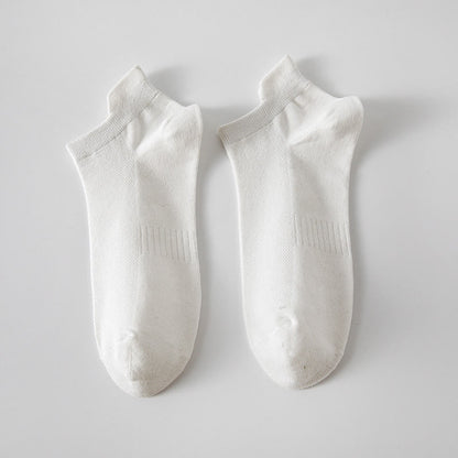Atmungsaktive, unsichtbare Socken (5 Paar) - Weiß - EU39-44 (US6-10) - image 7