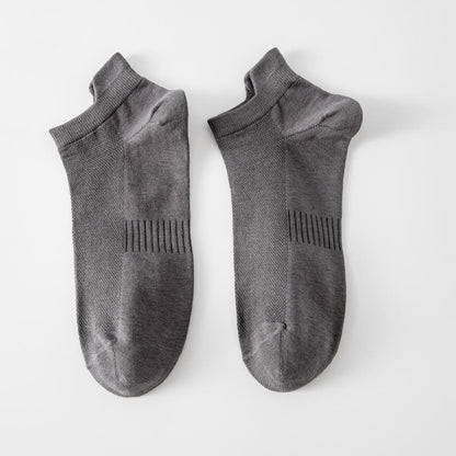 Atmungsaktive, unsichtbare Socken (5 Paar) - Dunkelgrau - EU39-44 (US6-10) - image 2