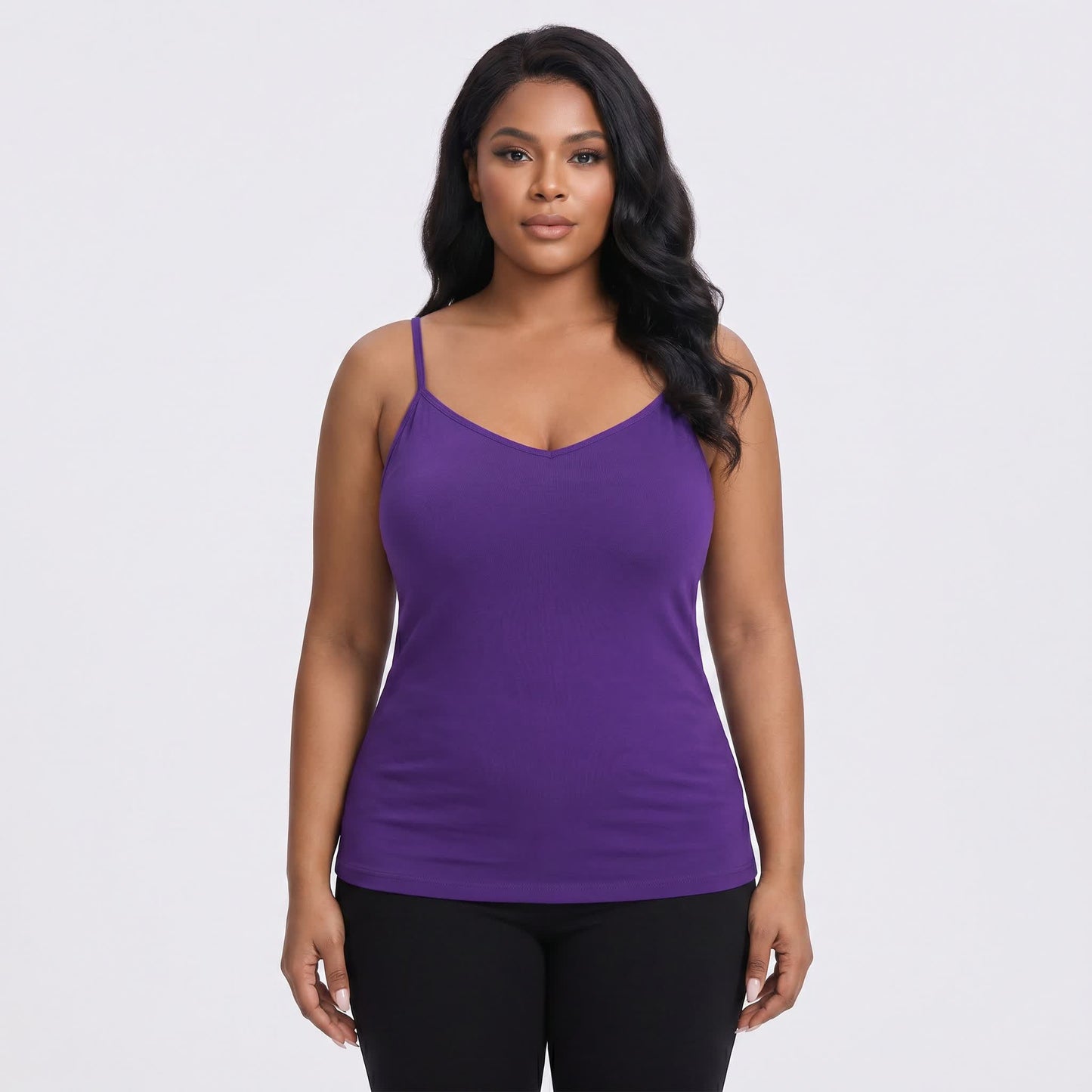 Modal Wireless Tank Top (2 Stück) - Lila - 6XL - image 2