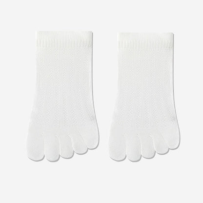 Atmungsaktive Mesh-Ausrichtungssocken (4 Paar) - Weiß - EU36-40 (US3-7) - image 12