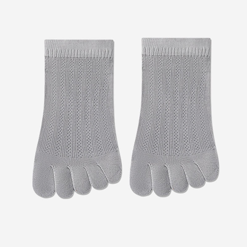 Atmungsaktive Mesh-Ausrichtungssocken (4 Paar) - Grau - EU36-40 (US3-7) - image 13