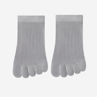Atmungsaktive Mesh-Ausrichtungssocken (4 Paar) - Grau - EU36-40 (US3-7) - image 13