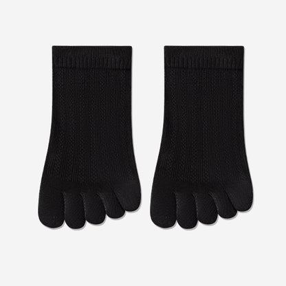 Atmungsaktive Mesh-Ausrichtungssocken (4 Paar) - Schwarz - EU36-40 (US3-7) - image 16
