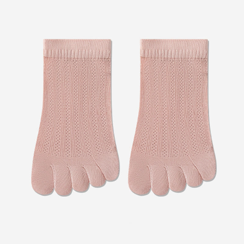 Atmungsaktive Mesh-Ausrichtungssocken (4 Paar) - Rosa - EU36-40 (US3-7) - image 15