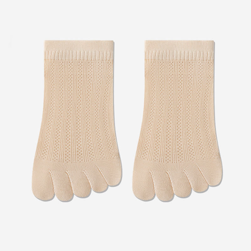 Atmungsaktive Mesh-Ausrichtungssocken (4 Paar) - Aprikose - EU36-40 (US3-7) - image 14