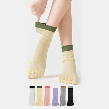 Lässige, farblich abgesetzte Socken (3 Paar) - image 0