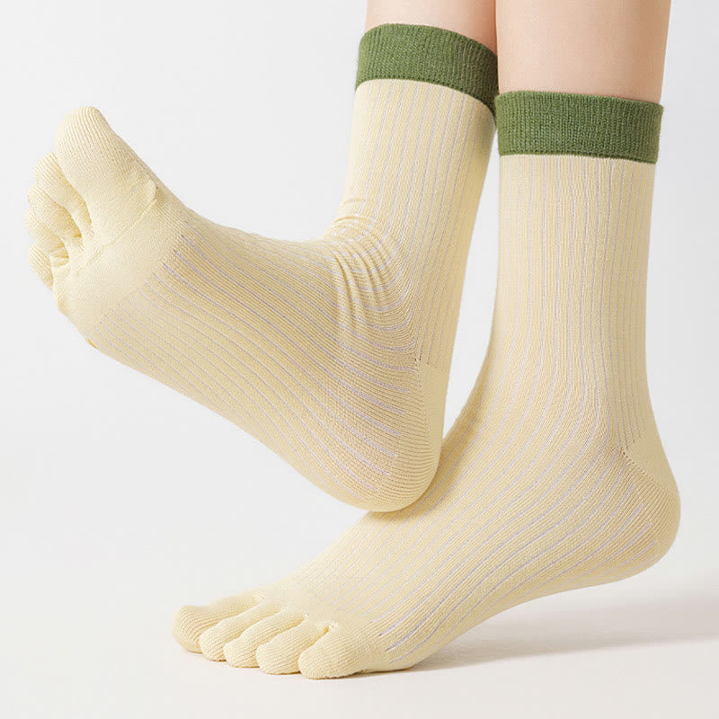 Lässige, farblich abgesetzte Socken (3 Paar) - image 1