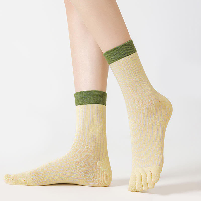 Lässige, farblich abgesetzte Socken (3 Paar) - image 3