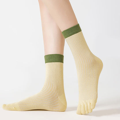 Lässige, farblich abgesetzte Socken (3 Paar) - image 3
