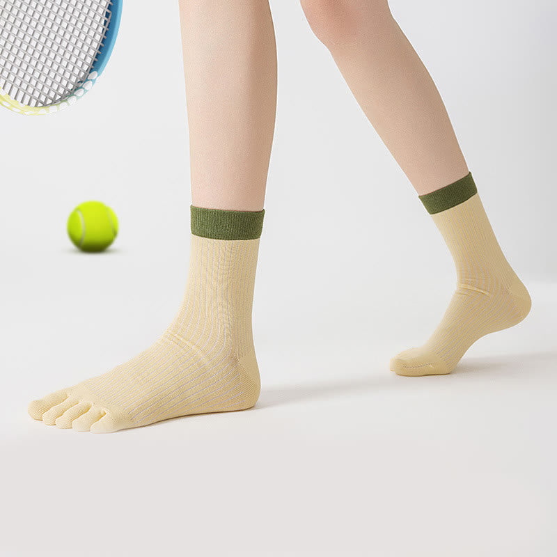 Lässige, farblich abgesetzte Socken (3 Paar) - image 4