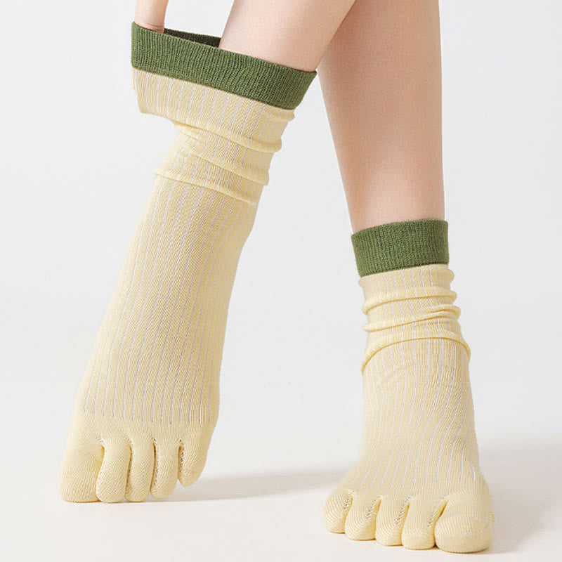 Lässige, farblich abgesetzte Socken (3 Paar) - image 5